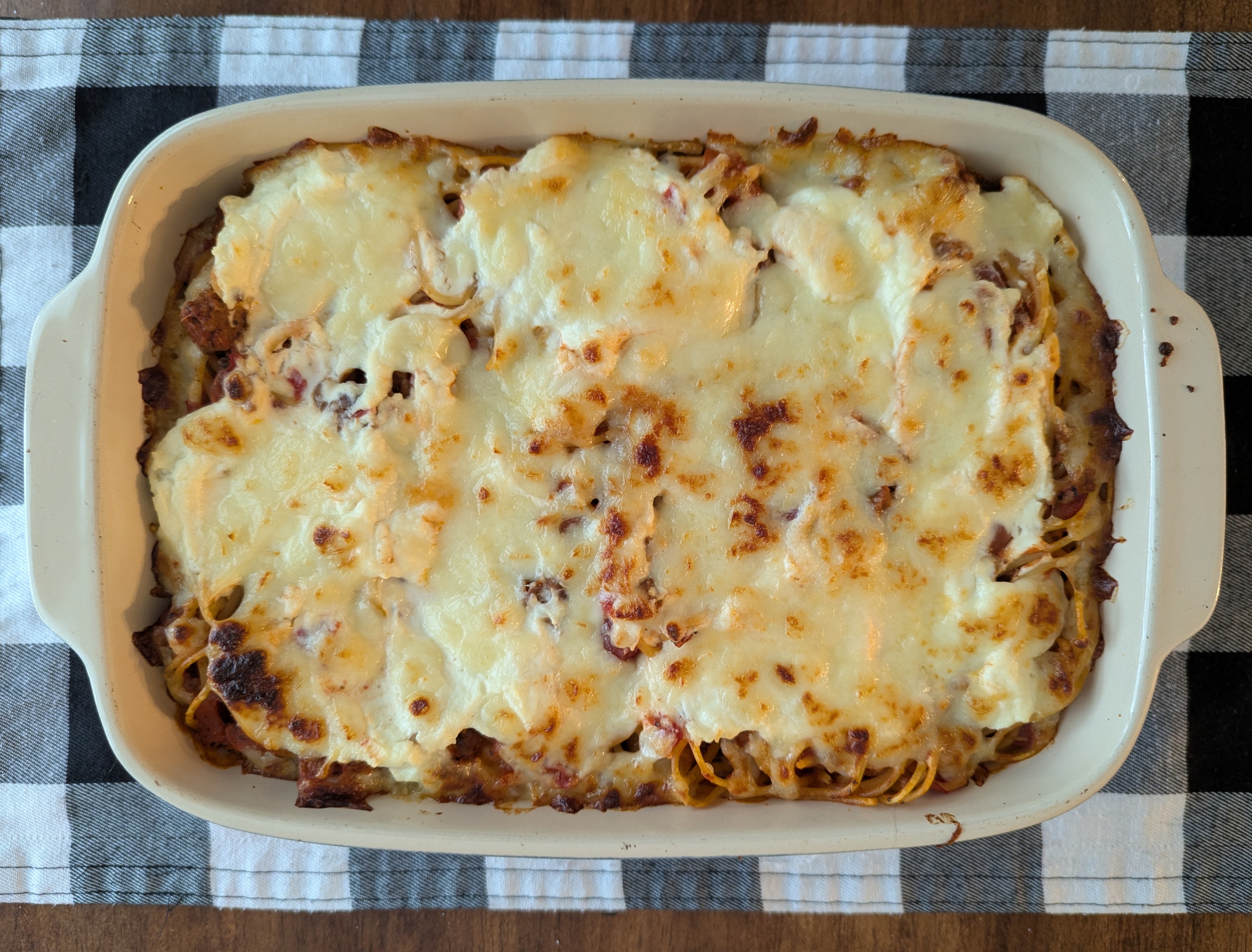Baked Spaghetti with Ricotta