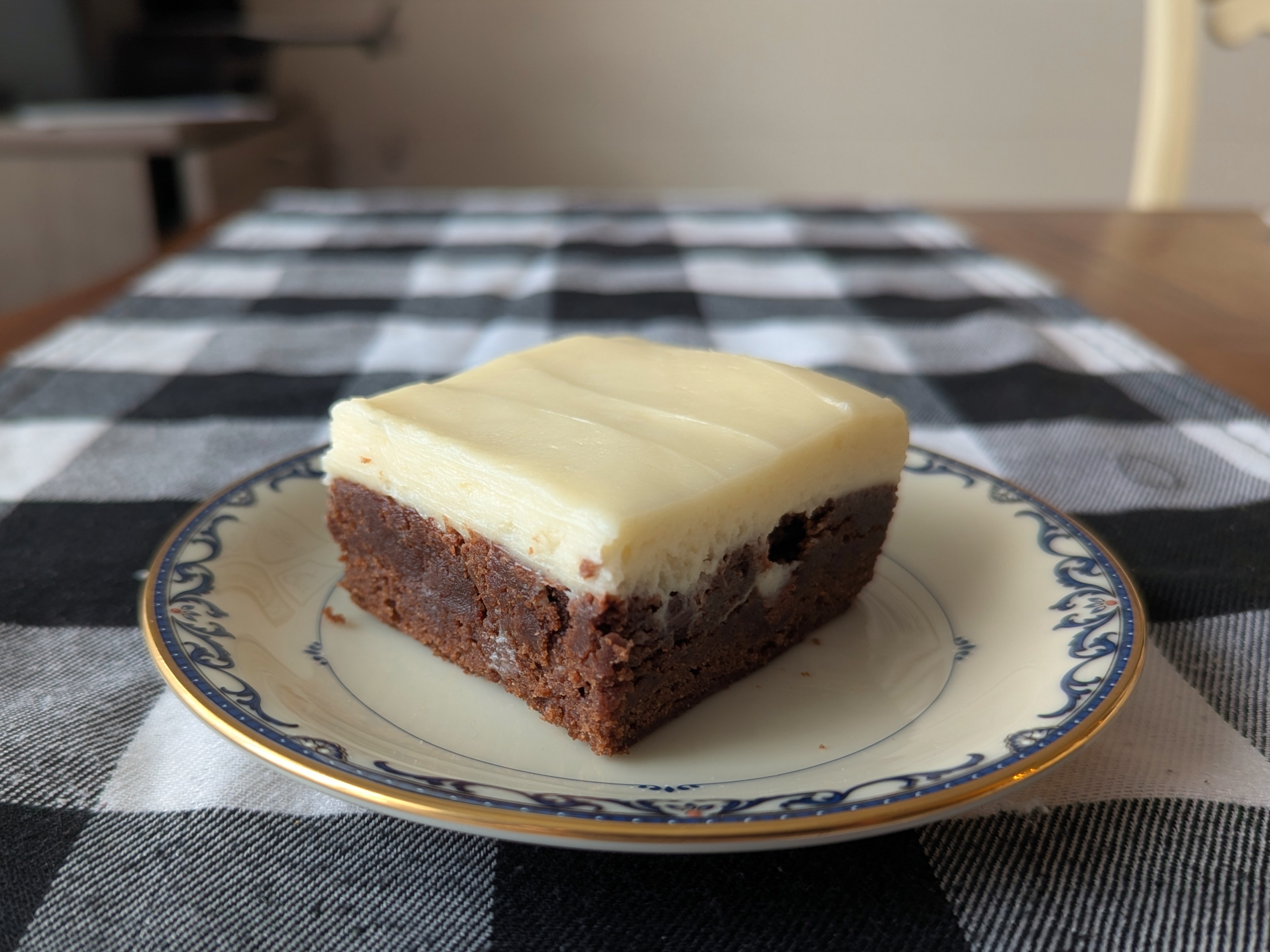 Brownies with Cream Cheese Frosting